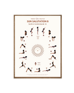 Sun Salutation B- Yoga Wall Art (Printable)